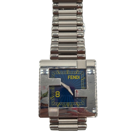 Fendi Silver and Blue Watch - Picture 8 of 8